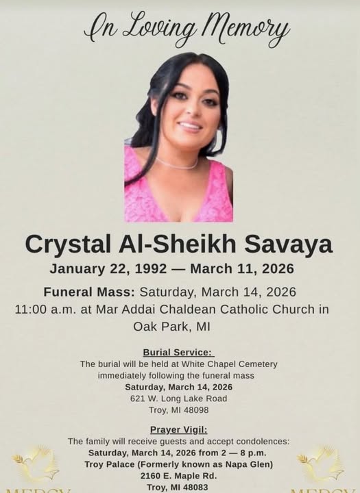 Crystal Savaya Michigan, Obituary: Beloved Wife Of Matthew Savaya Sadly Passed Away